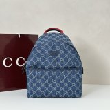 Gucci Children's GG Backpack Ebony Supreme 782708 Fake Bag