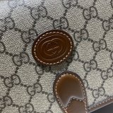 Designer Fake Gucci 671620 shoulder bag with Interlocking G in GG Supreme